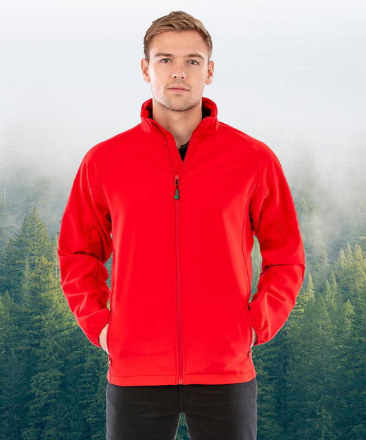 Men's Custom Printed or Embroidered Organic Recycled Softshell Jacket