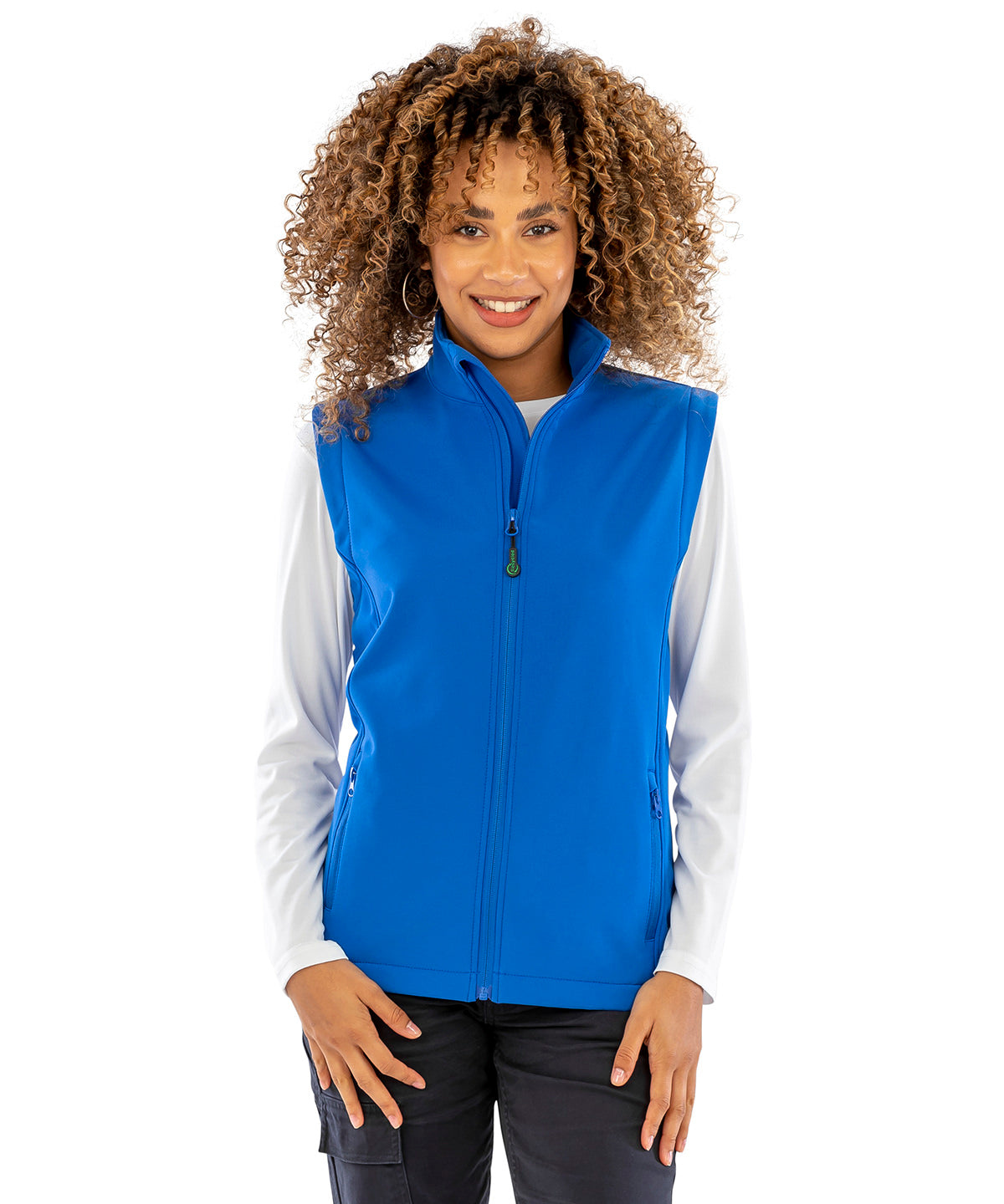 Women's Custom Printed or Embroidered Organic Recycled Body Warmer