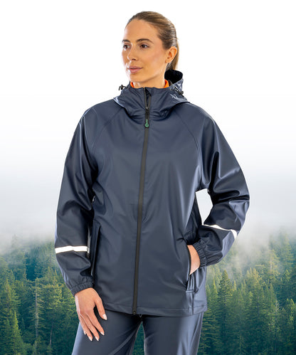 Unisex Custom Printed or Embroidered Reflective Organic Jacket