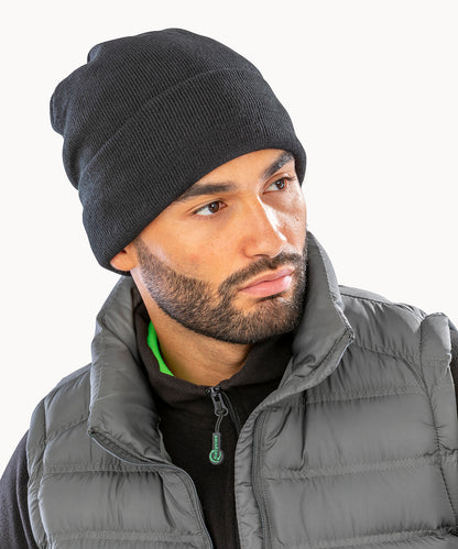 Olive lightweight thinsulate™ hat front view