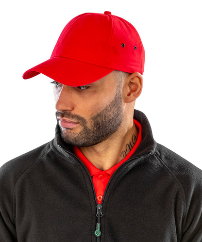 White plush cap front view