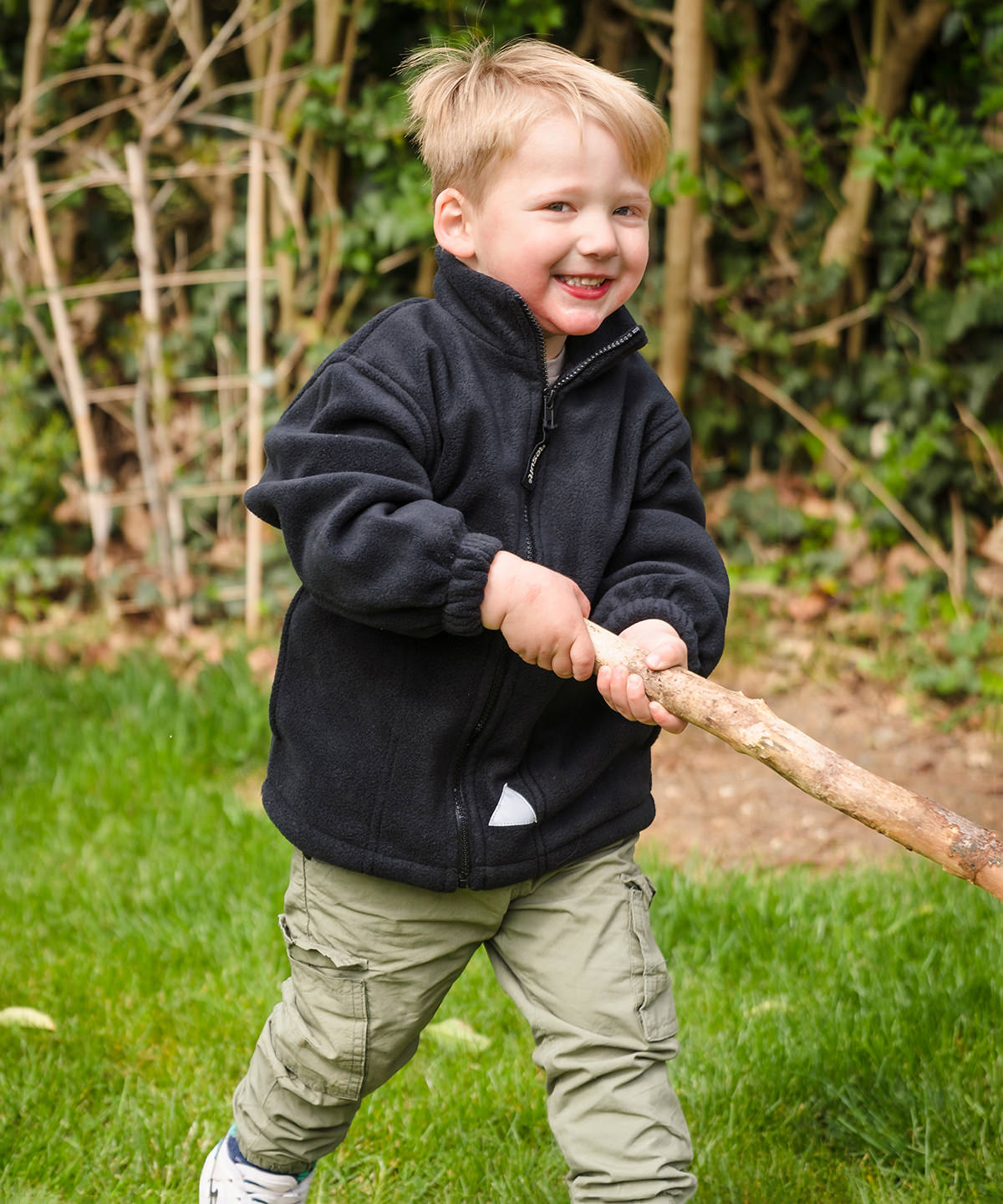 Kids Custom Printed or Embroidered Fleece Polyester Fleece Jacket