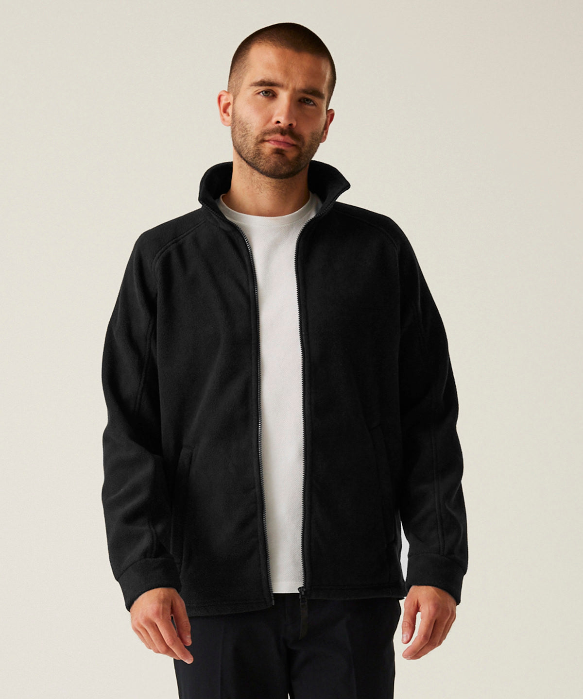 Men's Custom Printed or Embroidered Performance Zip-Up Fleece Jacket