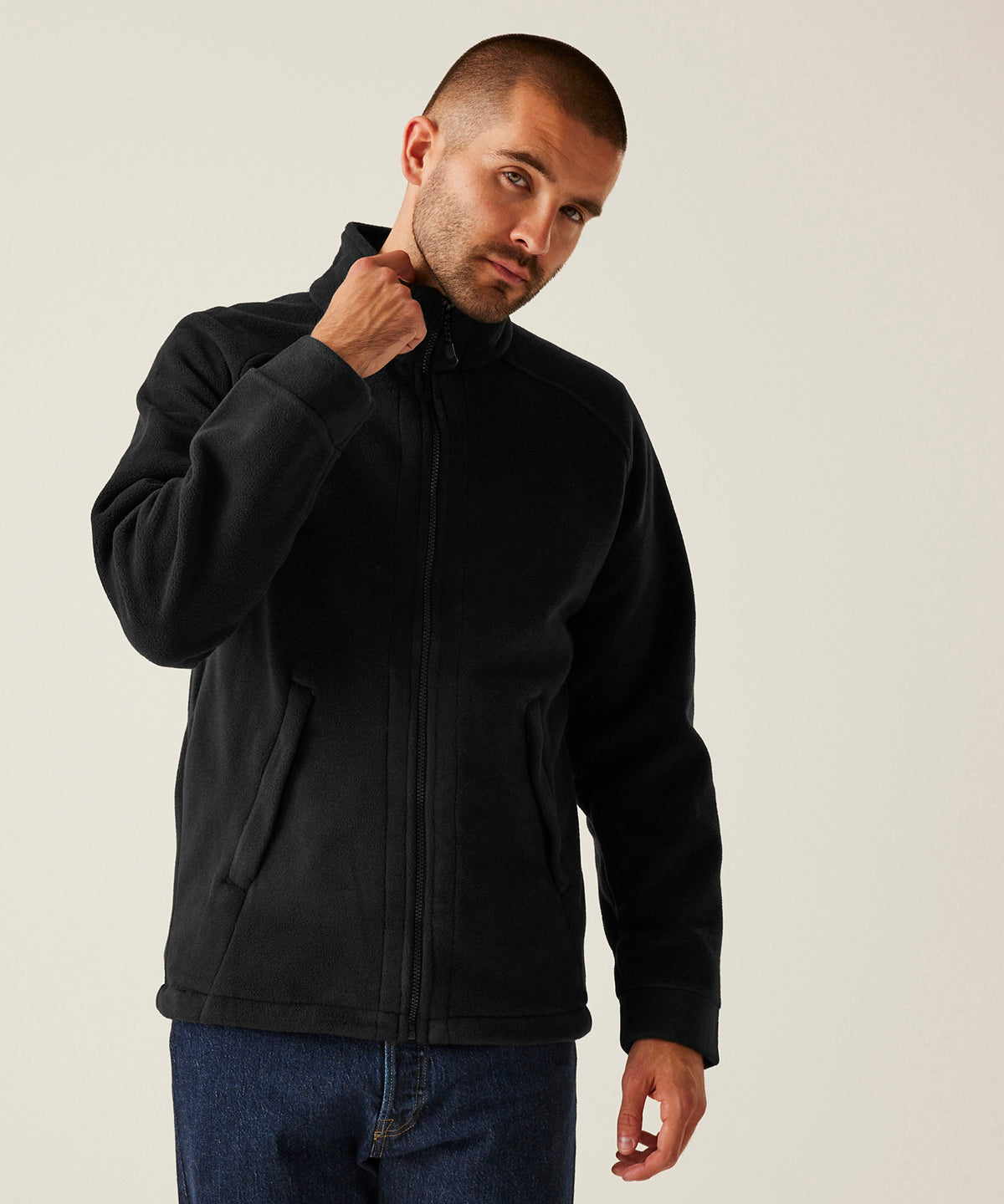Men's Custom Printed or Embroidered Performance Heavyweight Fleece Jacket