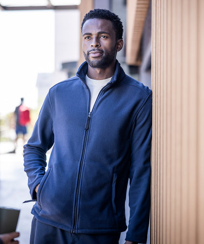 Men's Custom Printed or Embroidered Organic Zip-Up Fleece Jacket