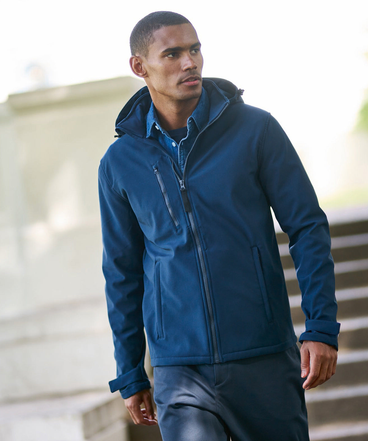 Men's Custom Printed or Embroidered Waterproof Softshell Softshell Jacket