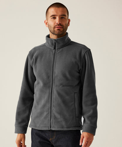 Men's Custom Printed or Embroidered Zip-Up Fleece Fleece Jacket