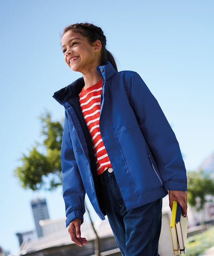 Kids Custom Printed or Embroidered Waterproof Fleece Jacket