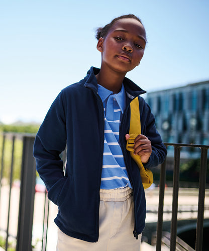 Kids Custom Printed or Embroidered Organic Performance Fleece Jacket