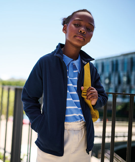 Kids Custom Printed or Embroidered Organic Performance Fleece Jacket