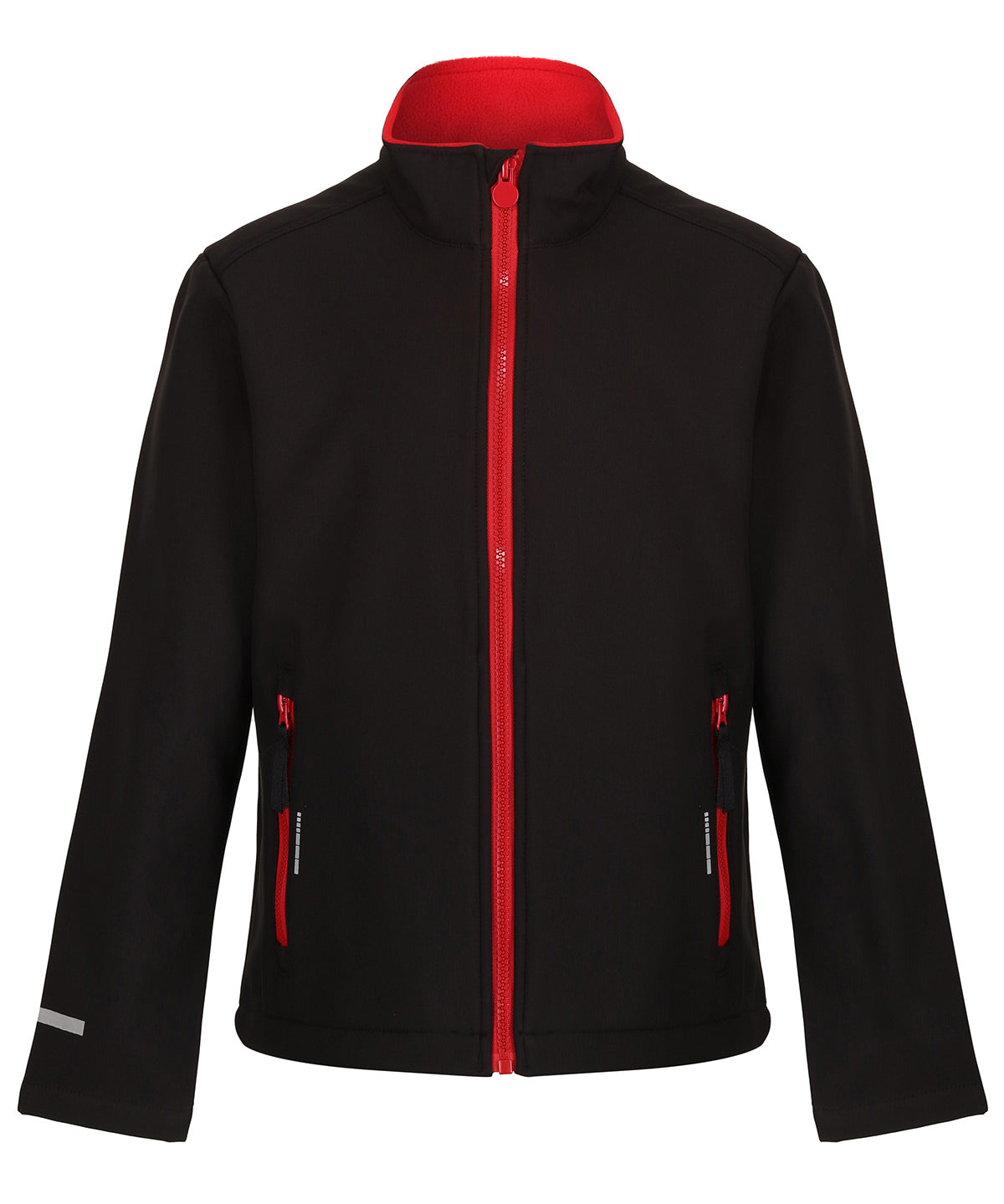Kids Custom Printed or Embroidered Reflective Softshell Softshell Jacket