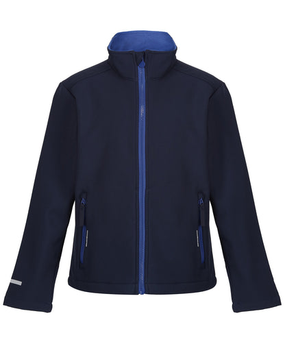 Kids Custom Printed or Embroidered Reflective Softshell Softshell Jacket
