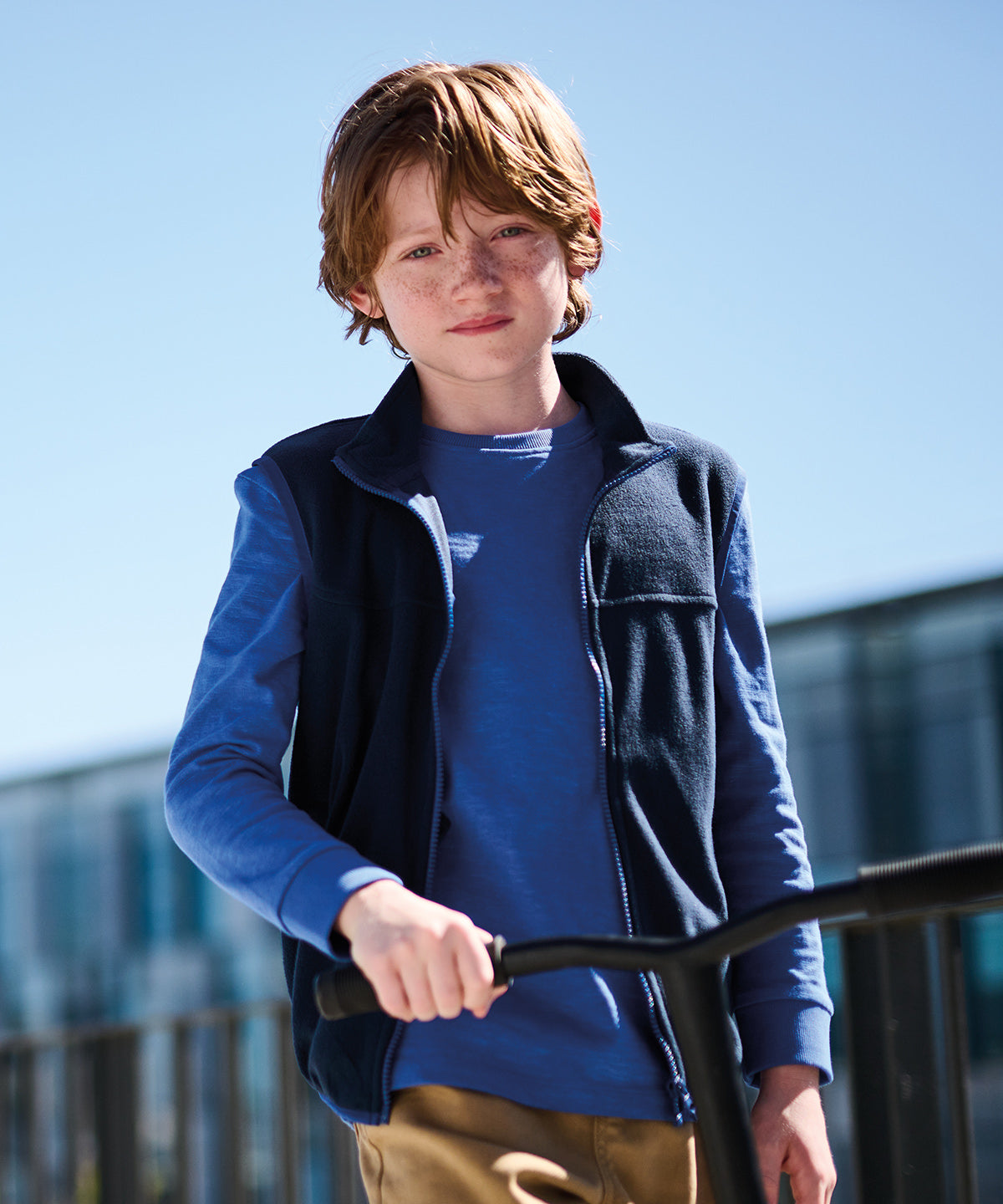 Kids Custom Printed or Embroidered Organic Lightweight Body Warmer