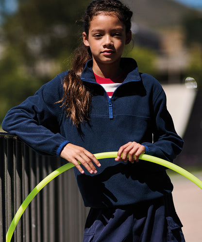 Kids Custom Printed or Embroidered Organic Lightweight Fleece Jacket