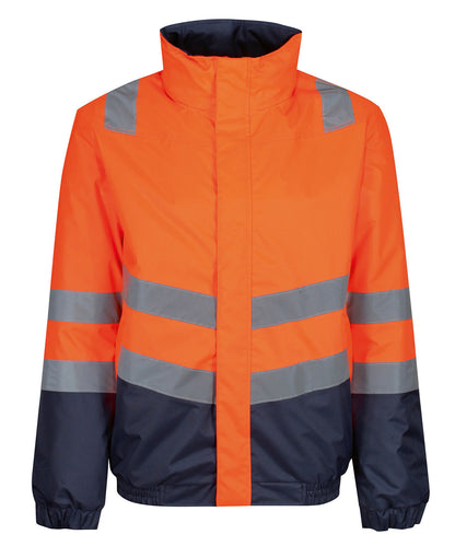 Unisex Custom Printed or Embroidered Hi-Vis Waterproof Jacket