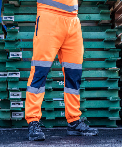 Custom Printed Hi-Vis Cotton Joggers