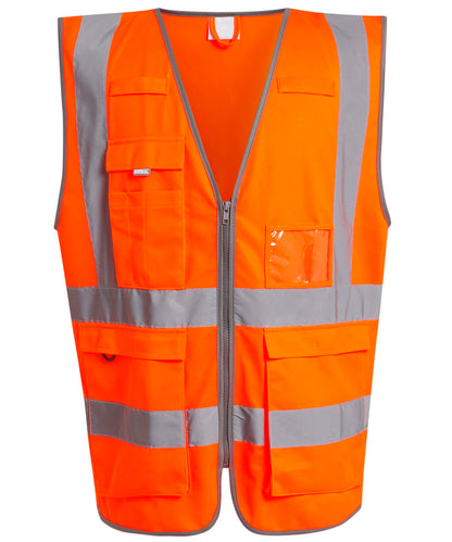 Men's Custom Printed Hi-Vis Lightweight Safety Vest