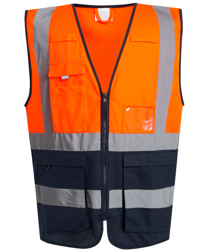 Men's Custom Printed Hi-Vis Lightweight Safety Vest
