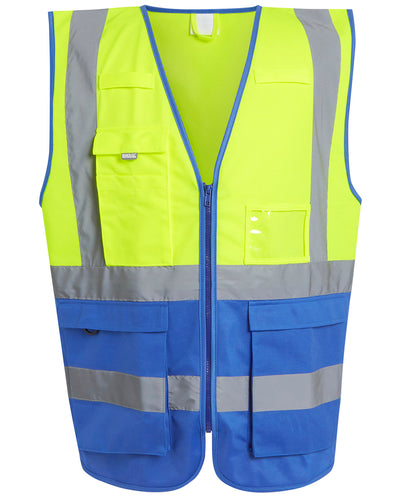 Men's Custom Printed Hi-Vis Lightweight Safety Vest