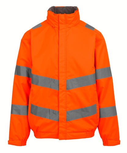Unisex Custom Printed or Embroidered Hi-Vis Waterproof Jacket