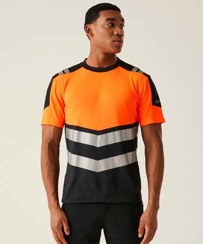 Unisex Custom Printed Hi-Vis Organic T-Shirt