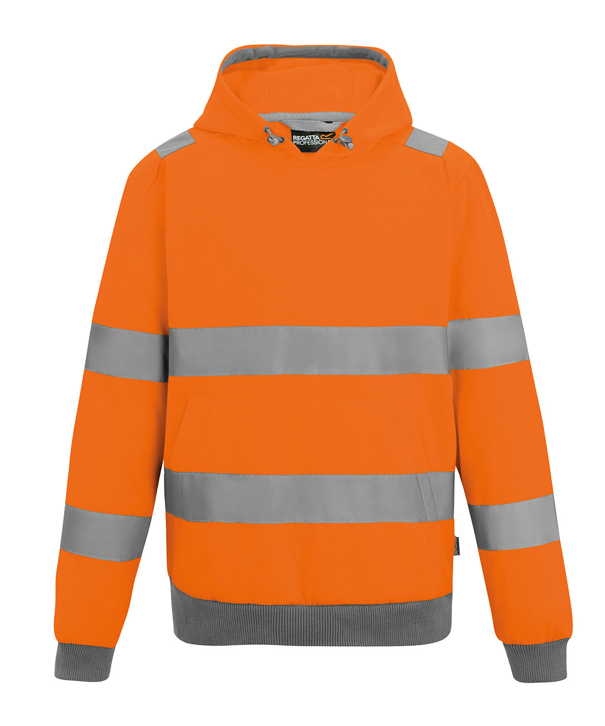 Unisex Custom Printed or Embroidered Hi-Vis Organic Hoodie