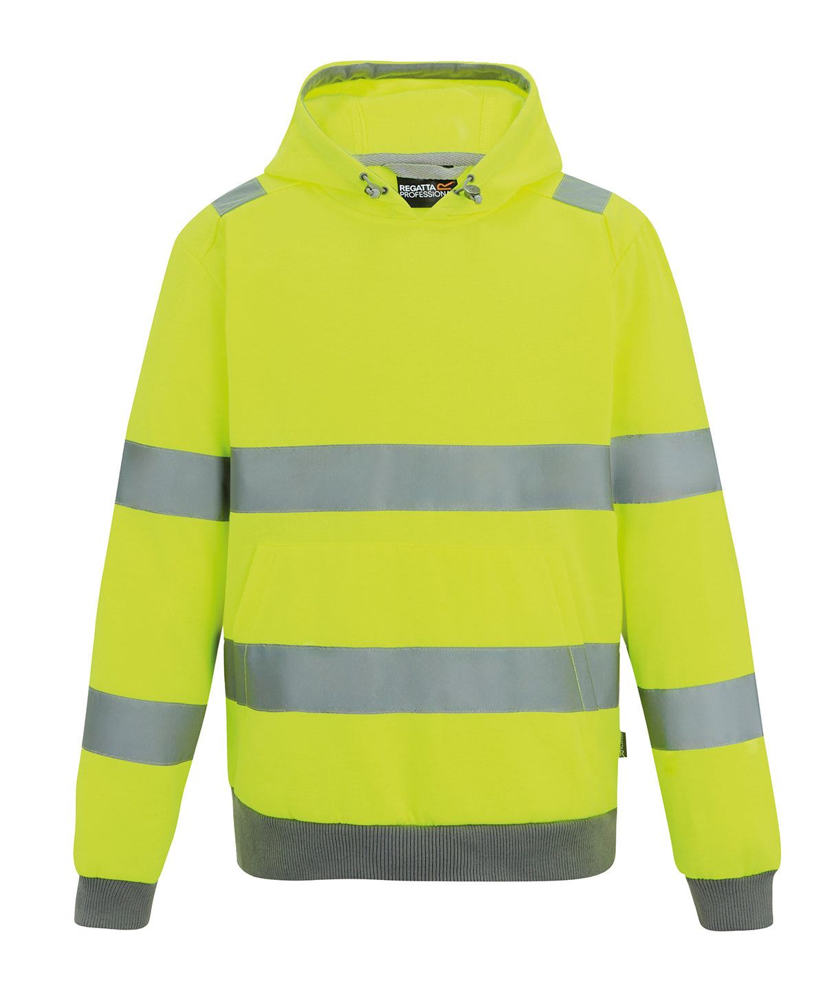 Unisex Custom Printed or Embroidered Hi-Vis Organic Hoodie