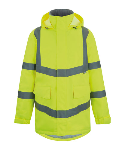 Men's Custom Printed or Embroidered Hi-Vis Waterproof Jacket