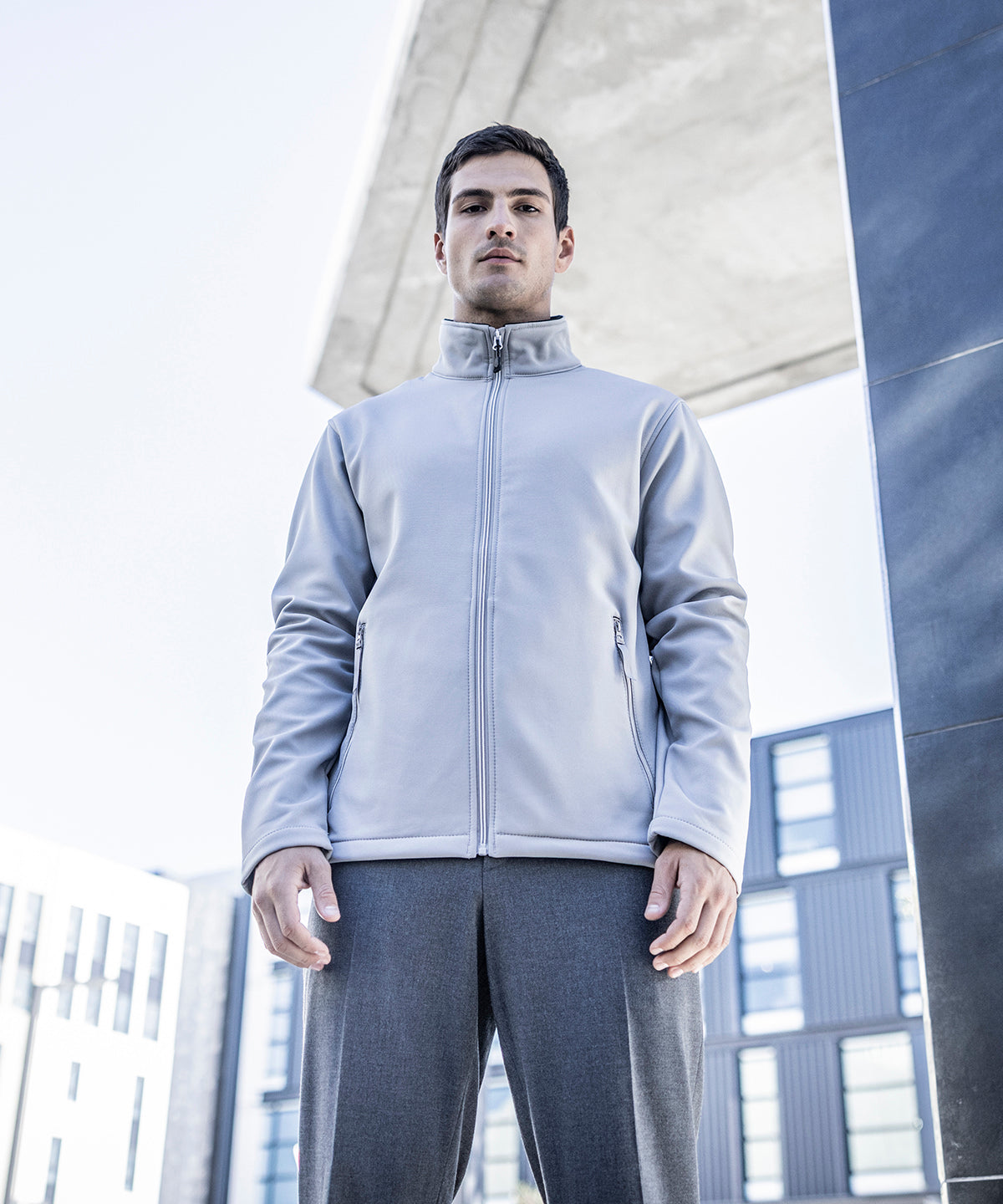 Men's Custom Printed or Embroidered Softshell Fleece Softshell Jacket