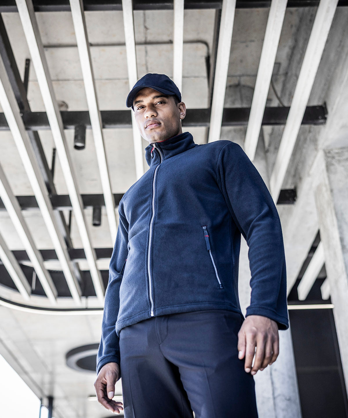 Men's Custom Printed or Embroidered Zip-Up Fleece Fleece Jacket