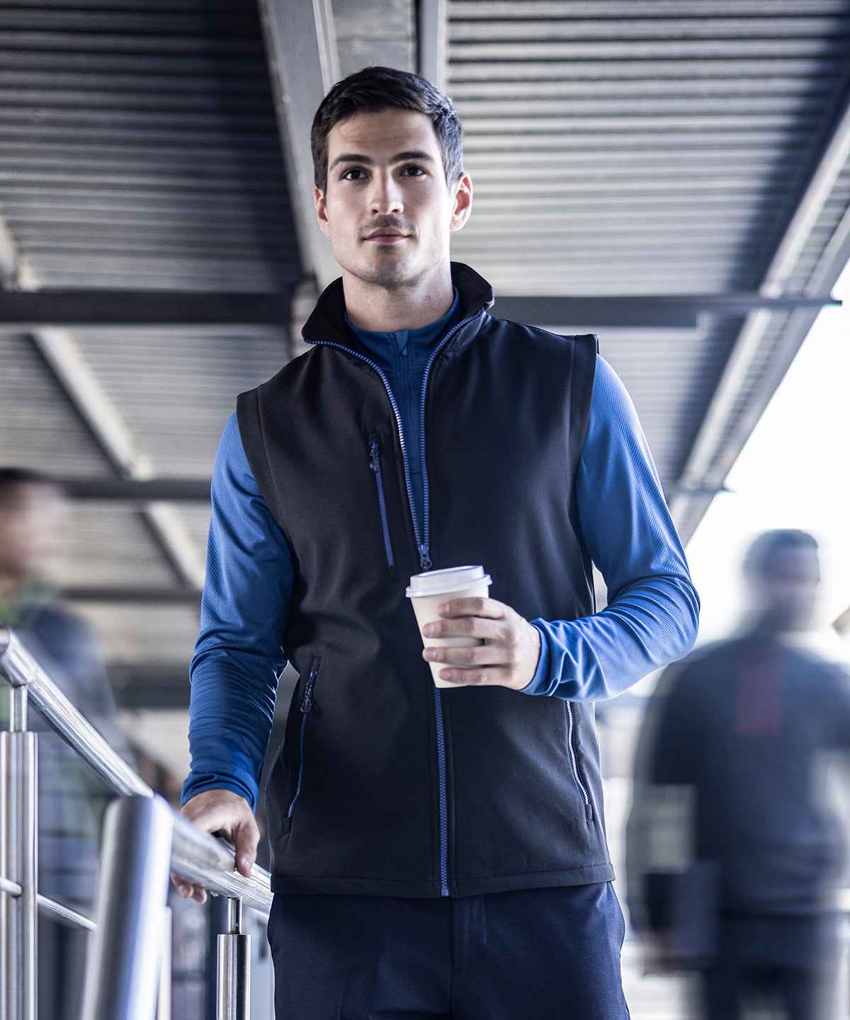 Men's Custom Printed or Embroidered Softshell Fleece Body Warmer