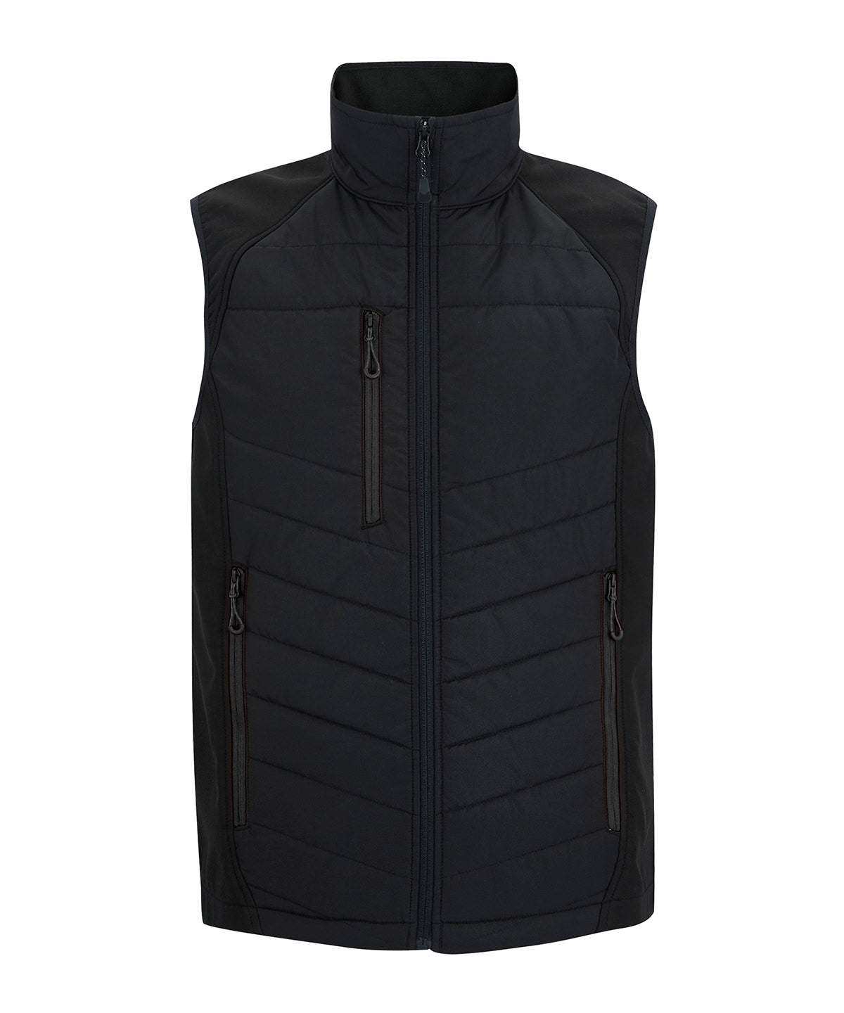 Men's Custom Printed or Embroidered Organic Zip-Up Body Warmer