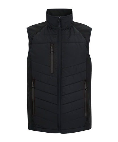 Men's Custom Printed or Embroidered Organic Zip-Up Body Warmer