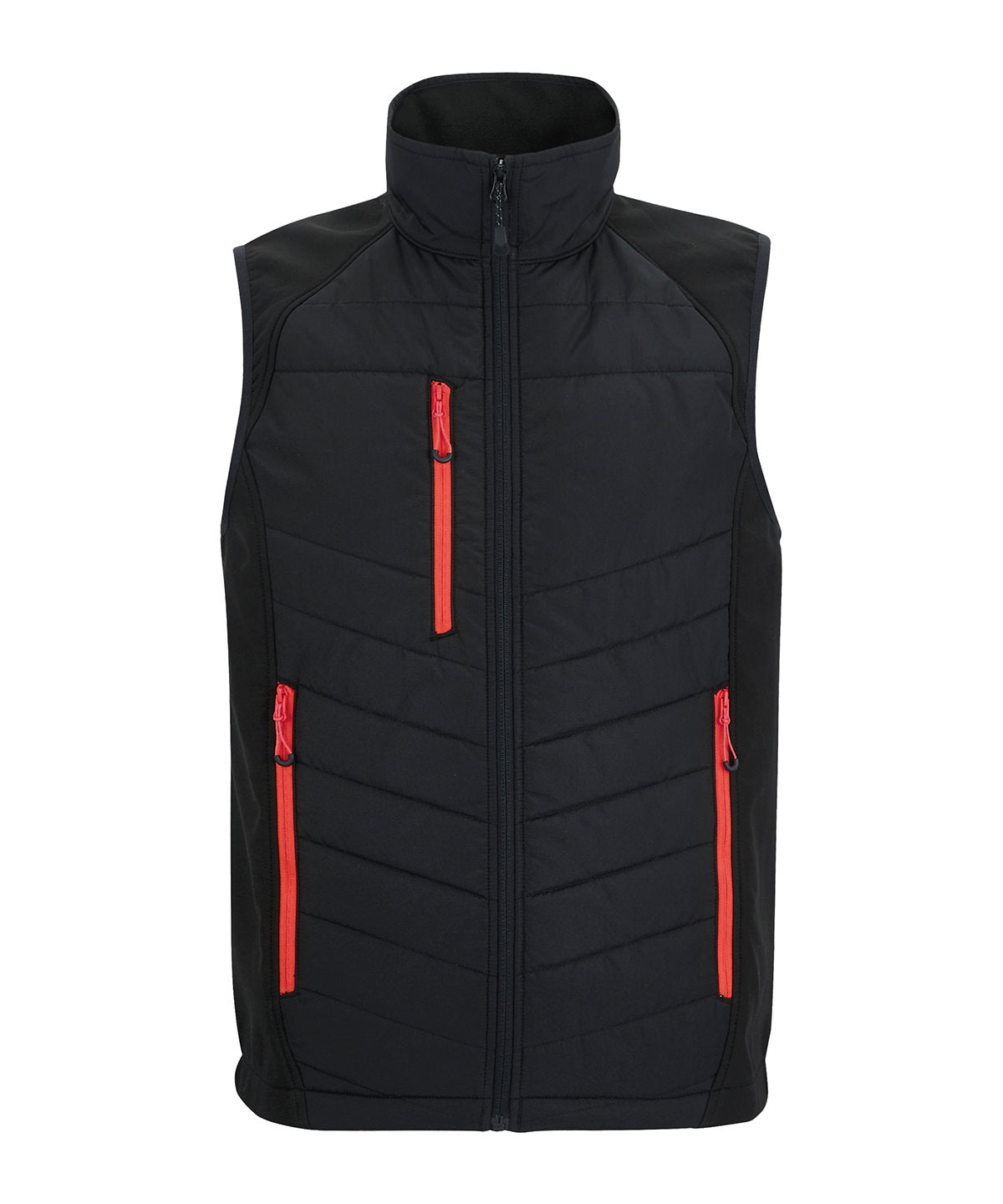 Men's Custom Printed or Embroidered Organic Zip-Up Body Warmer