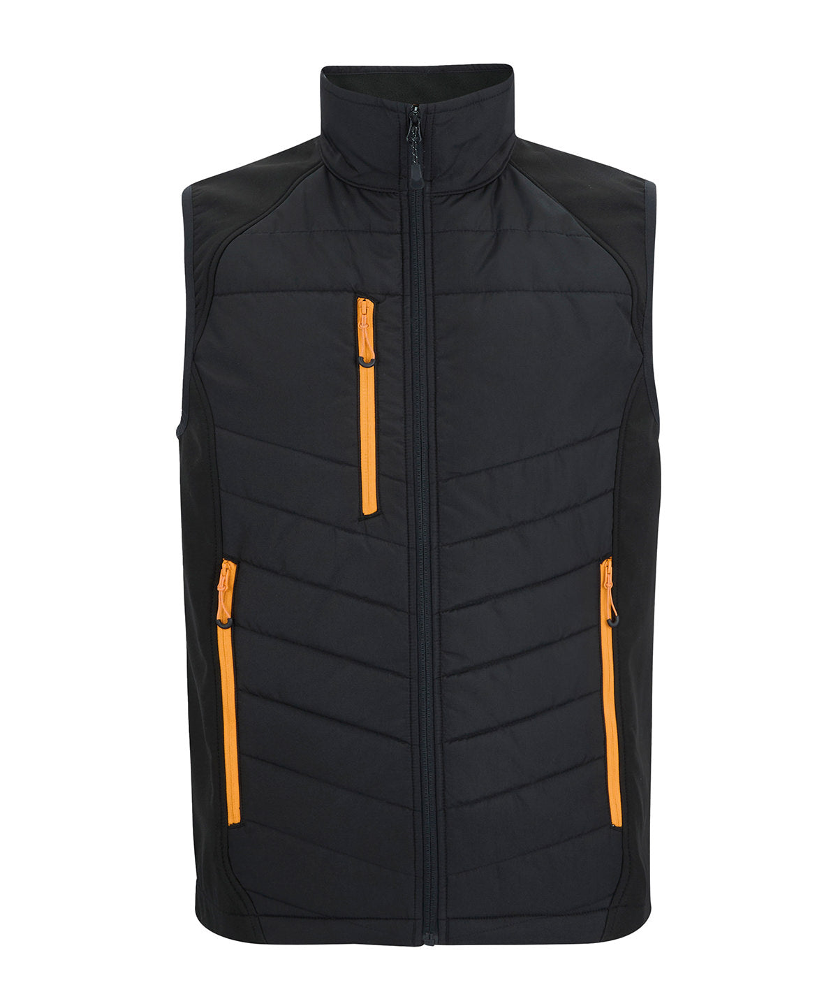 Men's Custom Printed or Embroidered Organic Zip-Up Body Warmer