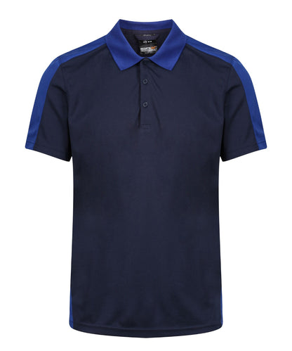 Unisex Custom Printed or Embroidered Performance Contrast Polo Shirt