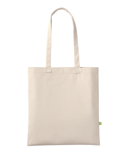 Premium organic canvas shopper long handle