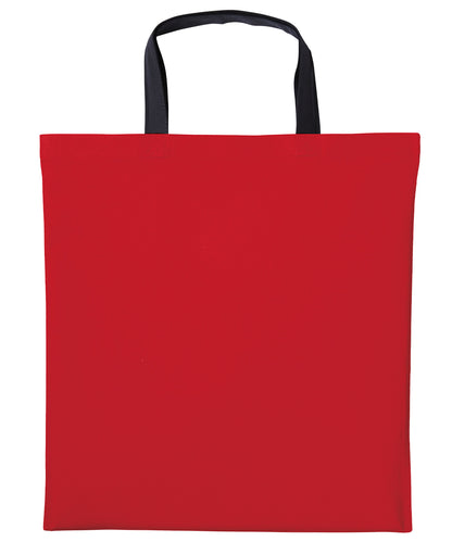 Men's Custom Printed Cotton Contrast Tote Bag