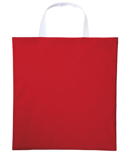 Men's Custom Printed Cotton Contrast Tote Bag