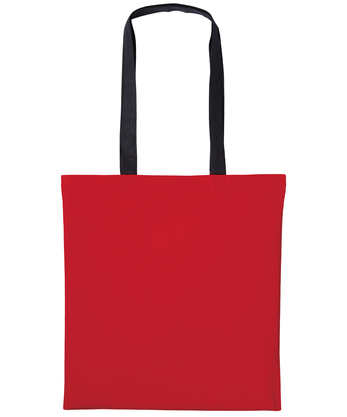 Men's Custom Printed Cotton Contrast Tote Bag