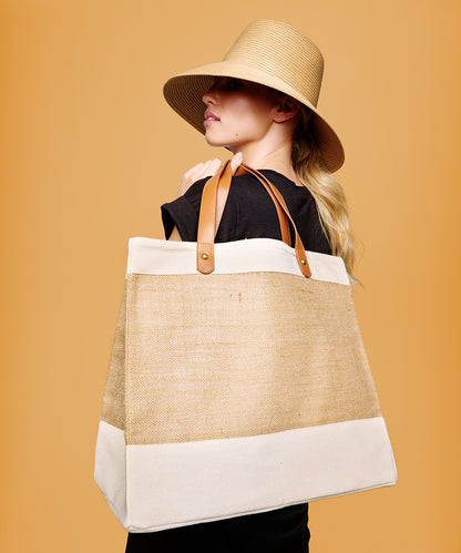 Men's Custom Printed Organic Recycled Tote Bag