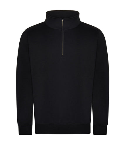 Men's Custom Printed or Embroidered Zip-Up Quarter Zip Quarter Zip Sweatshirt