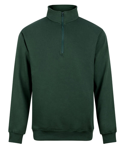 Men's Custom Printed or Embroidered Zip-Up Quarter Zip Quarter Zip Sweatshirt