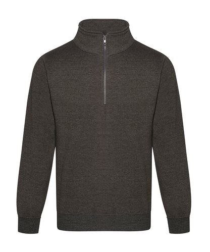 Men's Custom Printed or Embroidered Zip-Up Quarter Zip Quarter Zip Sweatshirt