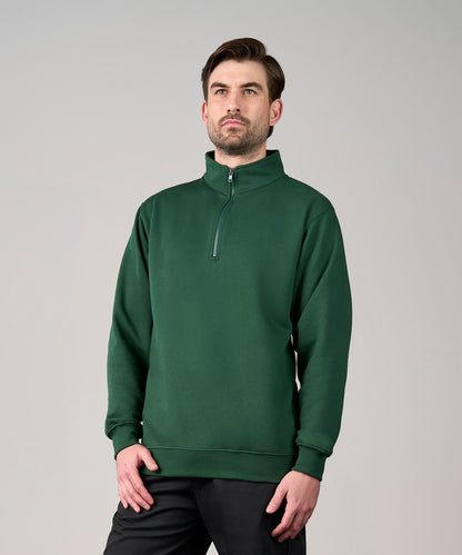 Men's Custom Printed or Embroidered Zip-Up Quarter Zip Quarter Zip Sweatshirt