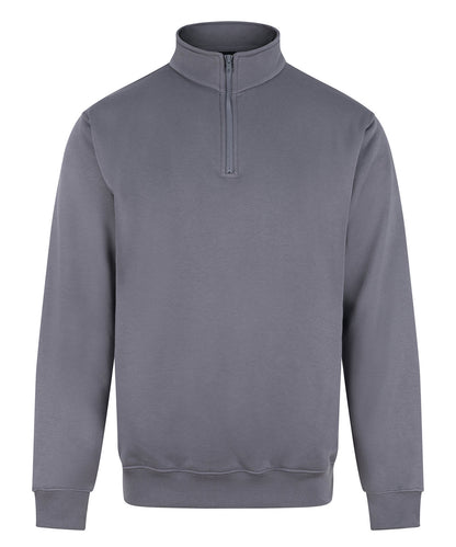 Men's Custom Printed or Embroidered Zip-Up Quarter Zip Quarter Zip Sweatshirt