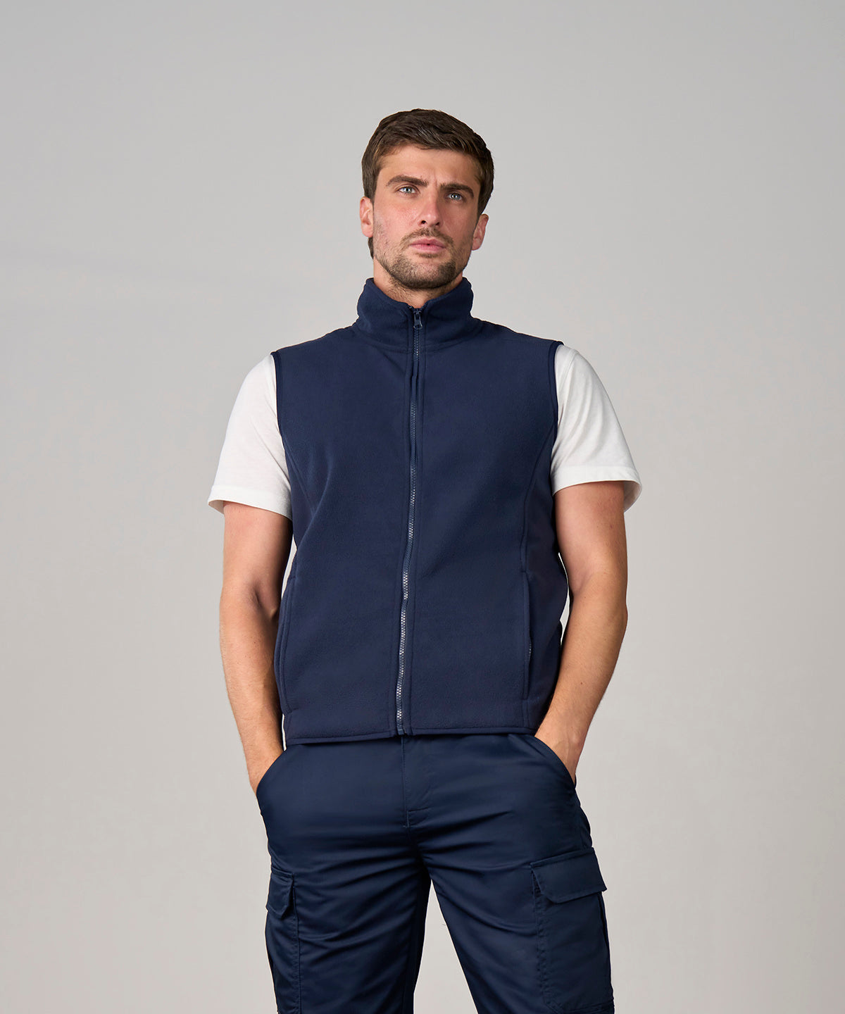 Custom Printed or Embroidered Fleece Zip Gilet