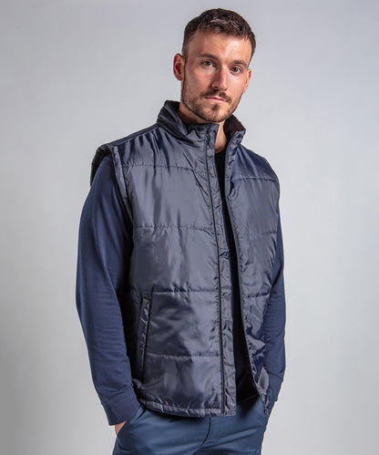 Navy pro bodywarmer front view