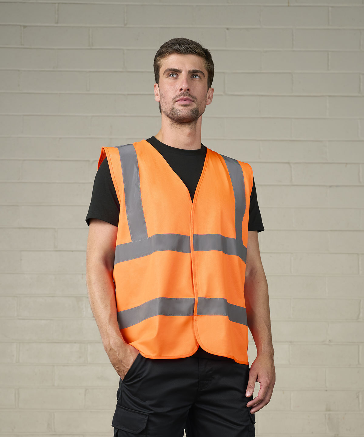 Unisex Custom Printed Hi-Vis Reflective Safety Vest