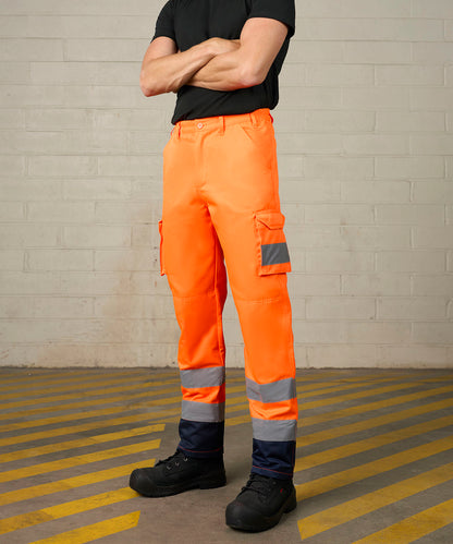 Custom Printed Hi-Vis Cotton Workwear Trousers